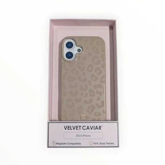 Nn3-N Velvet Caviar Magsafe Case for iPhone 16‎ - Leopard Nude
