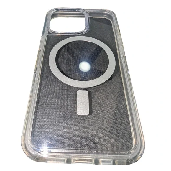 G1. OtterBox SYMMETRY‎ SERIES+ Case with MagSafe for iPhone 13 Pro - Clear Used