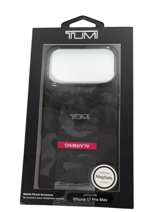 Tumi Black Camo iPhone 17 Pro Max Case