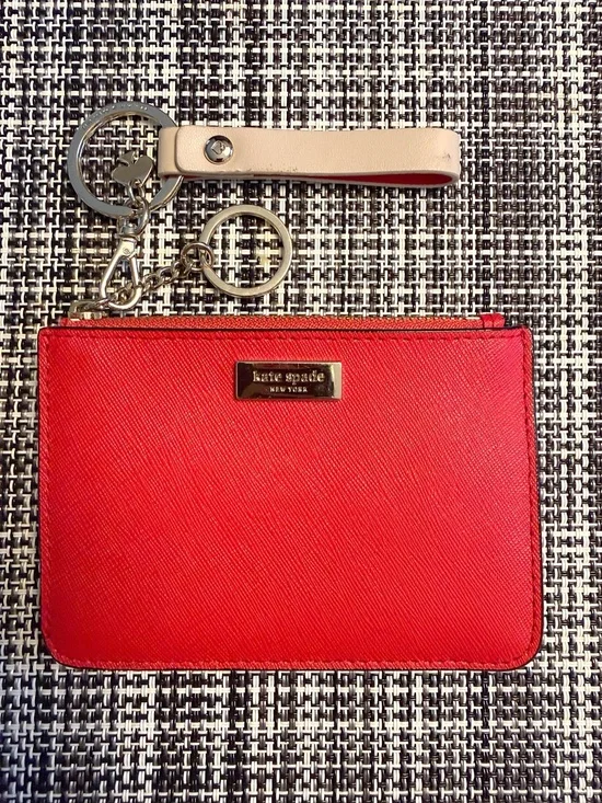 ✨ Kate  ♠️ Spade New York Laurel Way Bitsy Wallet Keychain ✨ NWOT