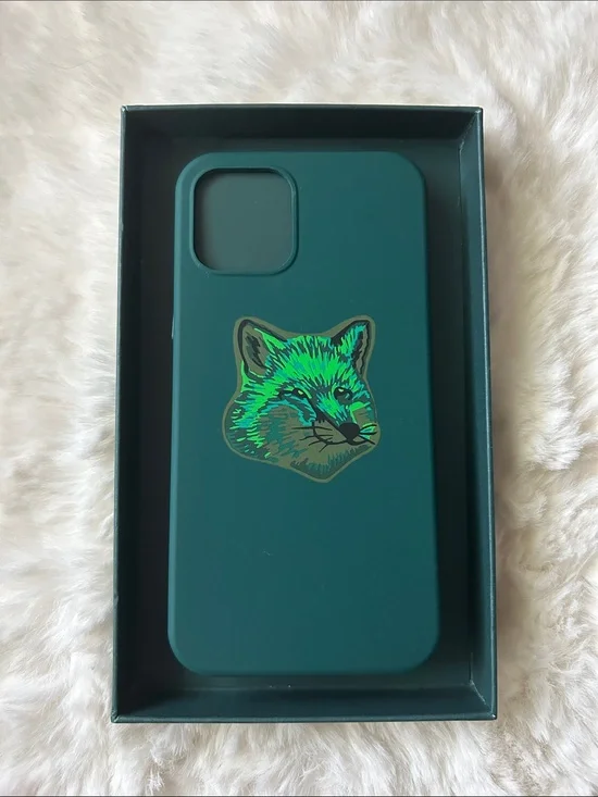 Maison Kitsune x Native Union iPhone 12 The Green Fox phone case