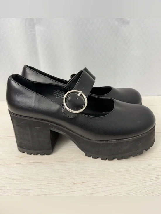 Current Mood Damnation Platform Mary Jane Shoes Size 11 Y2K Goth Dark Academia