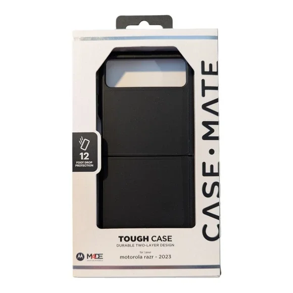 D3. Case-Mate Tough Series Case for Motorola‎ Razr 2023 - Black