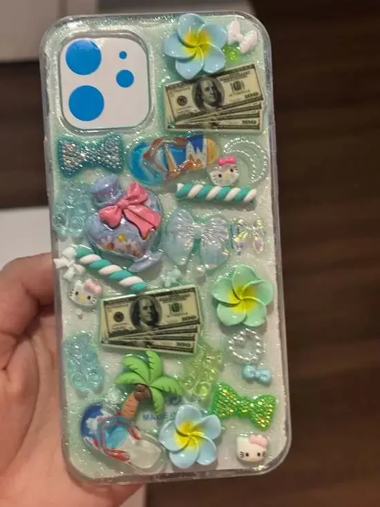 T&M_tinystore Handmade Decoden Junk Phone Case for iPhone 12/12 Pro