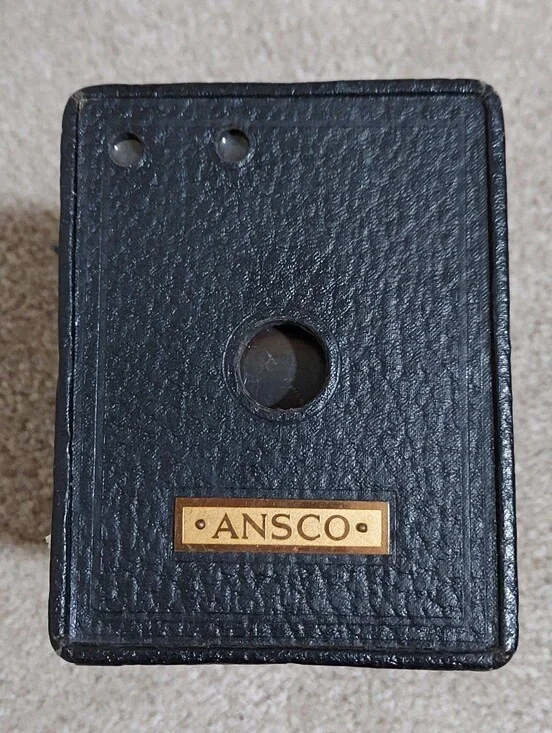 Vintage Ansco No. 2A Black Box Camera - Antique Ansco Camera