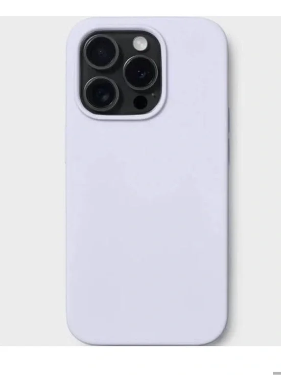 Iphone 15 max Soft-Touch Lavender Silicone iPhone Case
