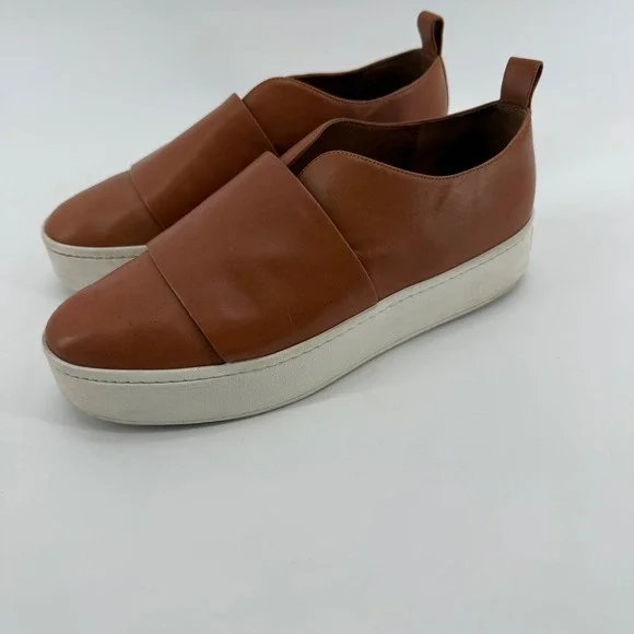 Vince‎ Wallace Platform Leather Sneaker Women's Size 9