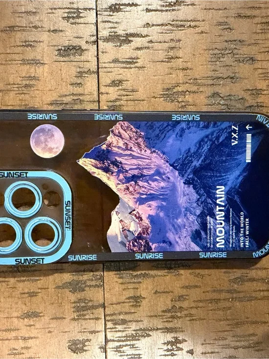iPhone 13 Pro Case Bundle – Tropical Floral & Mountain Graphic (2 Cases)