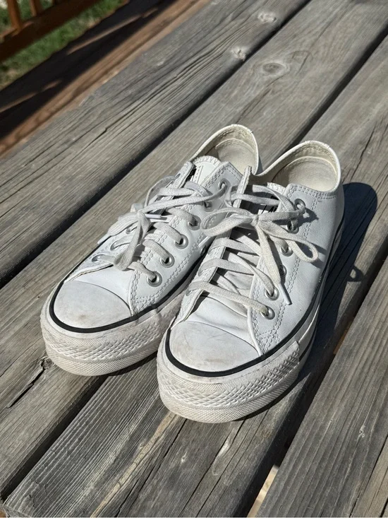 Converse Women's Low-Top Canvas Sneakers in White