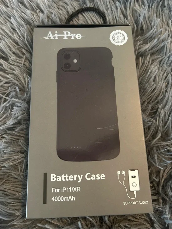 Black Battery Case for iPhone 11 / XR - 4000mAh