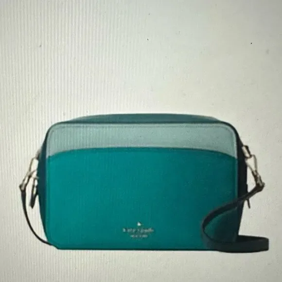 NEW Kate Spade New York Lauryn Color-block  Camera Women Crossbody Bag