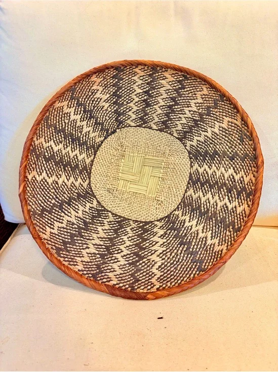 NEW Africa Woven Basket. Made by the Binga people of Zambia/Zimbabwe