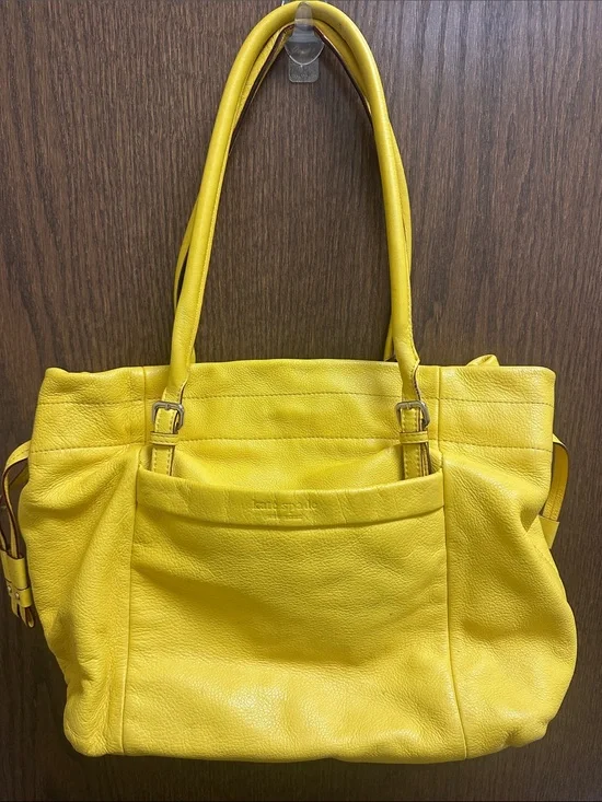 kate spade Yellow Leather Shoulder Tote