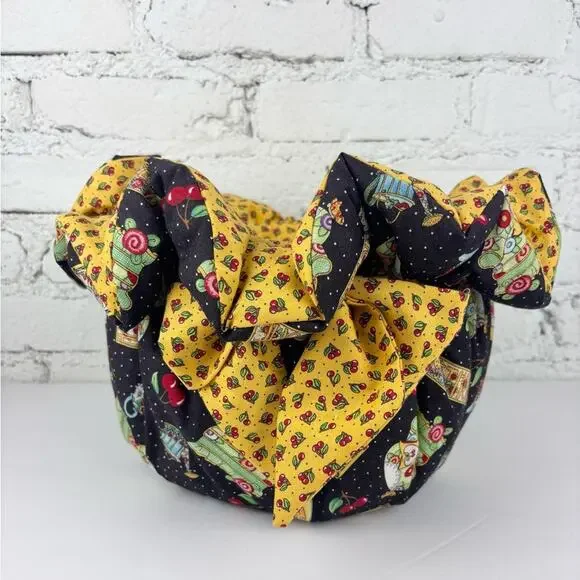 Vintage Y2K Mary Engelbreit Home Sweet Home Fabric Basket