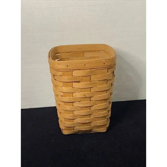 Longaberger 1994 Small Basket Classic Finish Square Opening 8