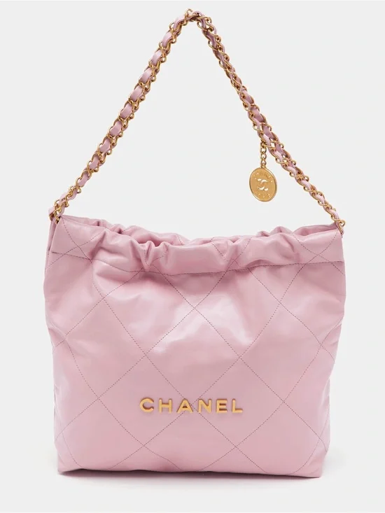 Chanel 22 Hobo Bag 22S Pink Medium