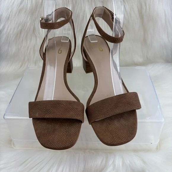 MIX NO.6 SUEDE HELLS SANDALS WOMANS SIZE 8.5