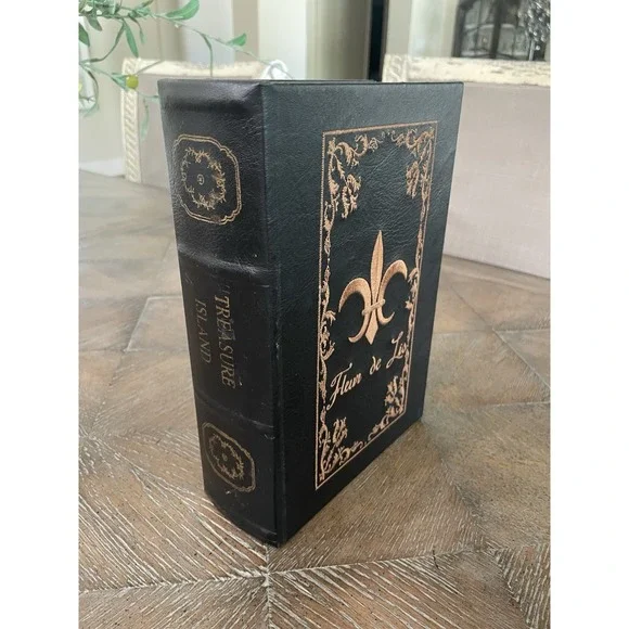 Vtg Wooden Book Box 