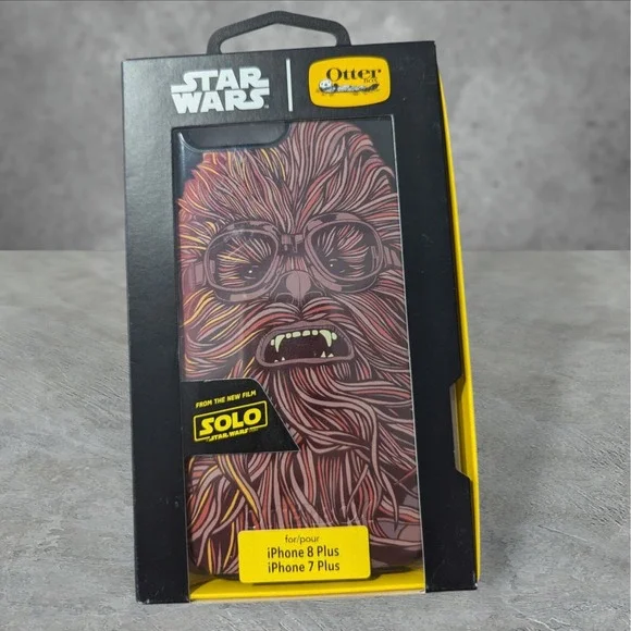 Y4. OtterBox Chewbacca Case Apple iPhone 8 Plus & 7 Plus Possible Scuffs See Des