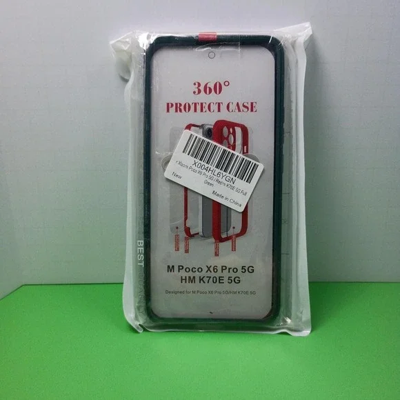 Xiaomi Poco X6 Pro 5G case in black & red New