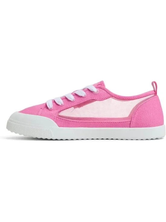 Women's Pink Lightweight Low Top Lace Up Casual Fashion Shorebreak Sneakers