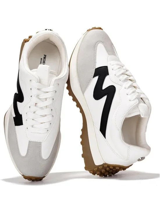 Women's White Multi Lightweight Non Slip Mesh Breathable Casual Canvas Sneakers