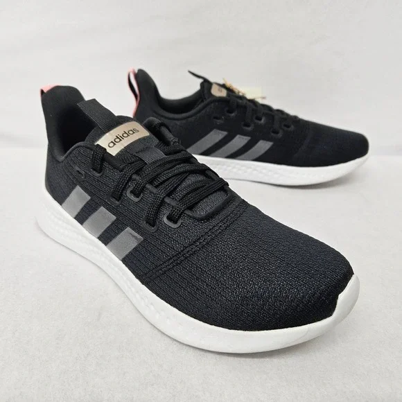Adidas Puremotion‎ Running Shoes FY9817 Core Black Grey Pink Women's Size 7