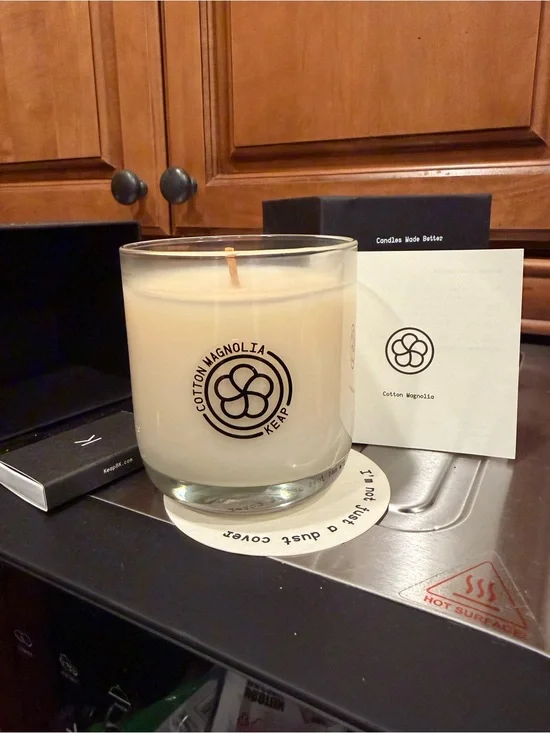 Keap Designer Cotton Magnolia Scented Candle