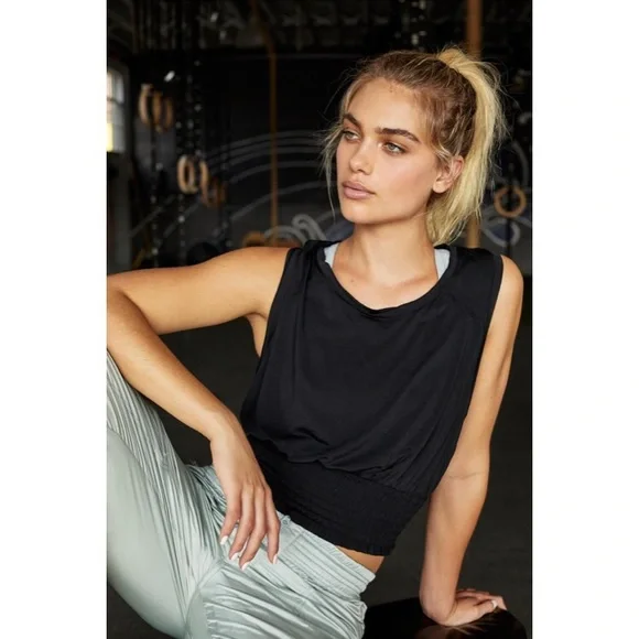 New Free People Movement Say My Name Smock Top