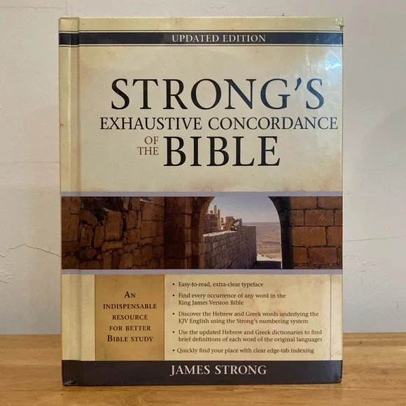 Strong's Exhaustive Concordance of the Bible - Sealed NOS Bible Study Book