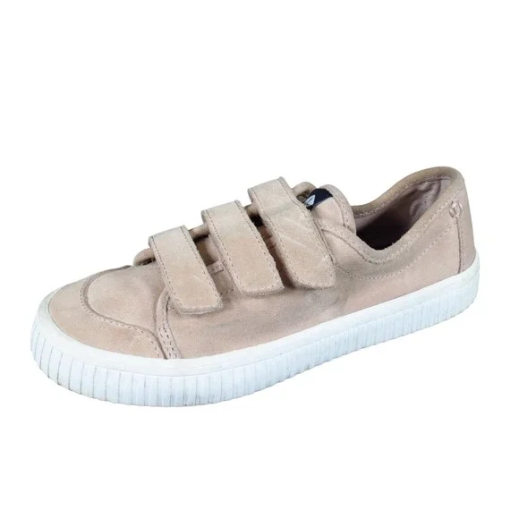 Sperry Crest Vibe Womens Sneakers Size 6 Casual Walking Shoes‎ Blush Pink Suede