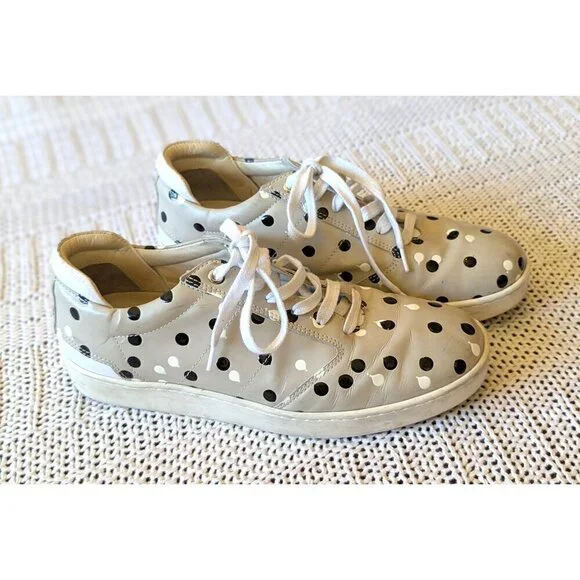 WANT Les Essentiels Lennon Dot Sneakers Size 40/9.5 US Leather shoes lace up