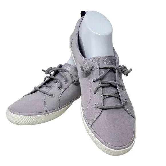 Sperry Womens‎ Pier Wave Purple Lilac Canvas Lace Up Sneaker STS87255 Size 10