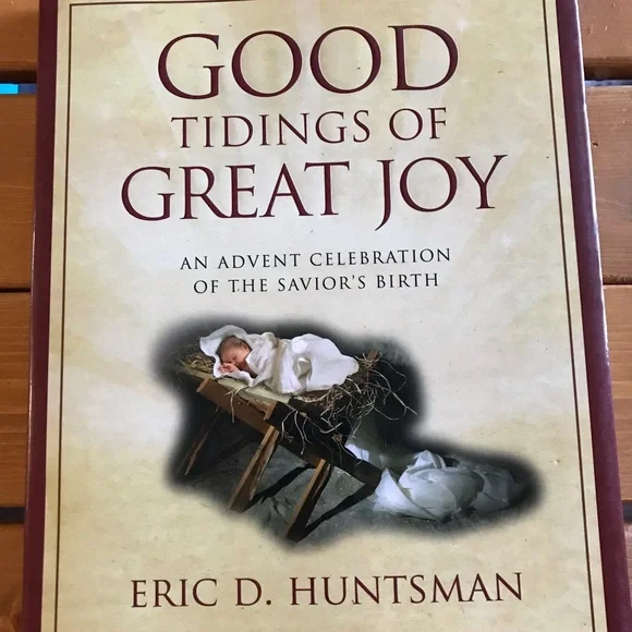 Good Tidings of Great Joy by — Cream & Maroon Holiday Book