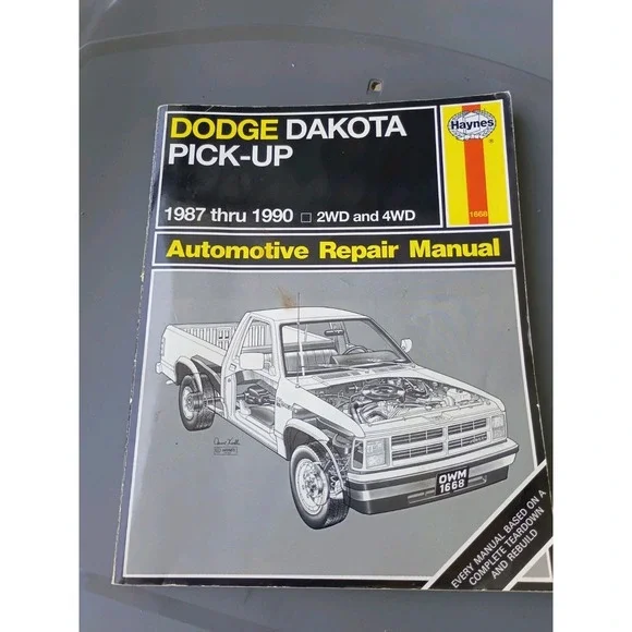 Haynes‎ Automotive Repair Manual Dodge Dakota Pickup 1987-1990