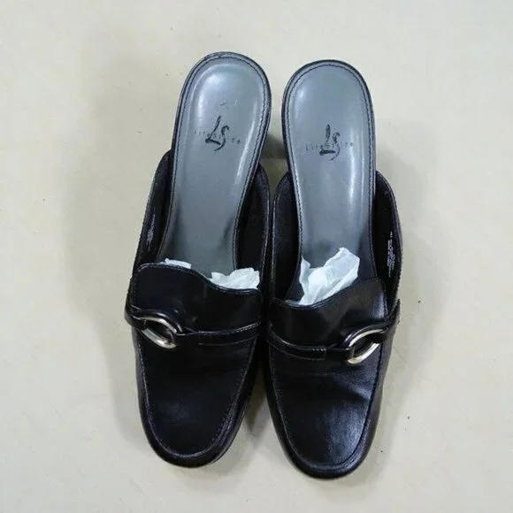 NIB Life Stride Cord Black Basile Slip On Size 8 1/2M