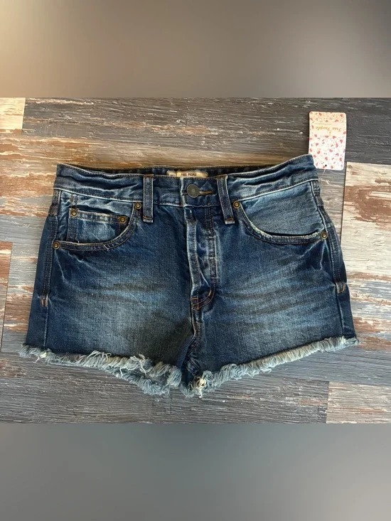 NWT Free People Harbor Frayed Hem size 24