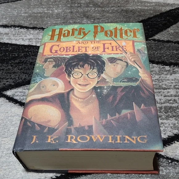 VINTAGE 1ST EDITION JULY 2000 HARRY POTTER AND THE GOBLET OF FIRE DUST/HARDCOVER