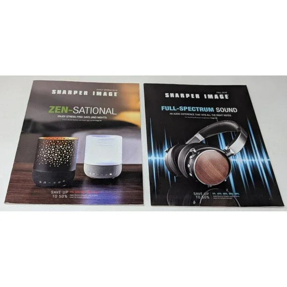 Sharper Image Catalog Magazine Technology Fall‎ Holiday Christmas 2018 2020 VTG