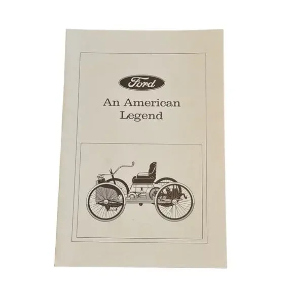 VTG 1967 Ford American Legend‎ Paper Booklet Educational Affair Department Henry