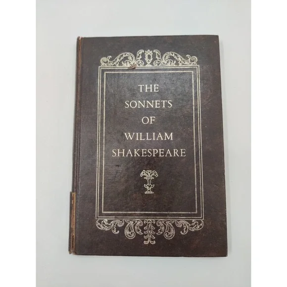 The Sonnets of William Shakespeare Avenel‎ Books Vintage Hardcover Temple Notes