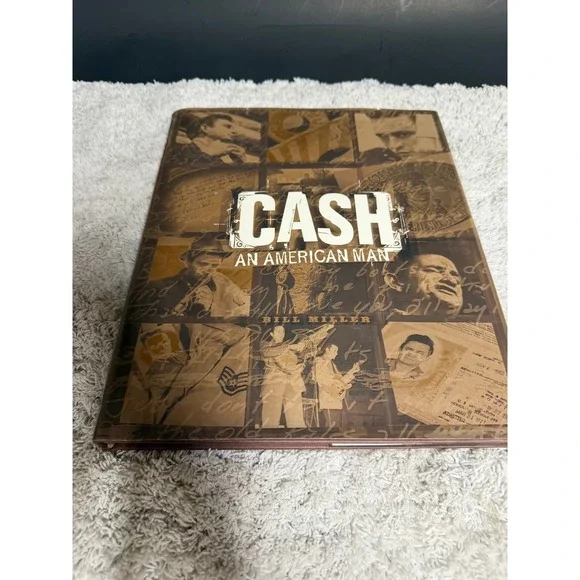 Cash An American‎ Man Johnny Cash Biography Bill Miller 1st Edition Hardcover 04