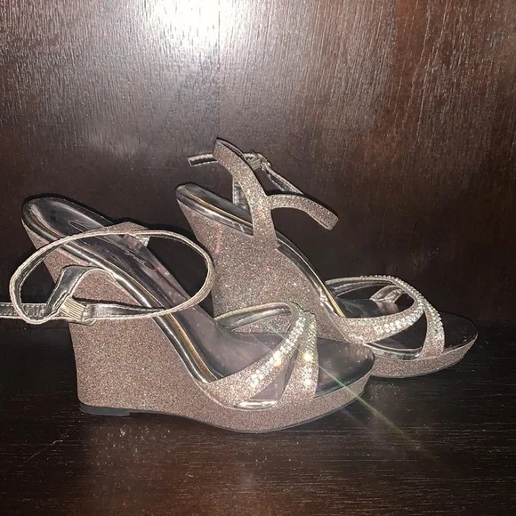 Michaelangelo heel sandal rhinestones