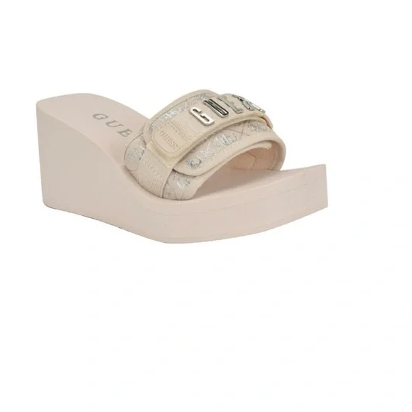 Women's Dellean Quattro Eva Single Band Logo EVA Wedge Sandals