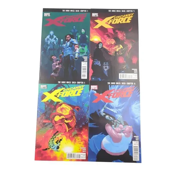 Uncanny X-Force Lot Issues 13 14 15 16 Dark Angel Saga Marvel Comics Remender
