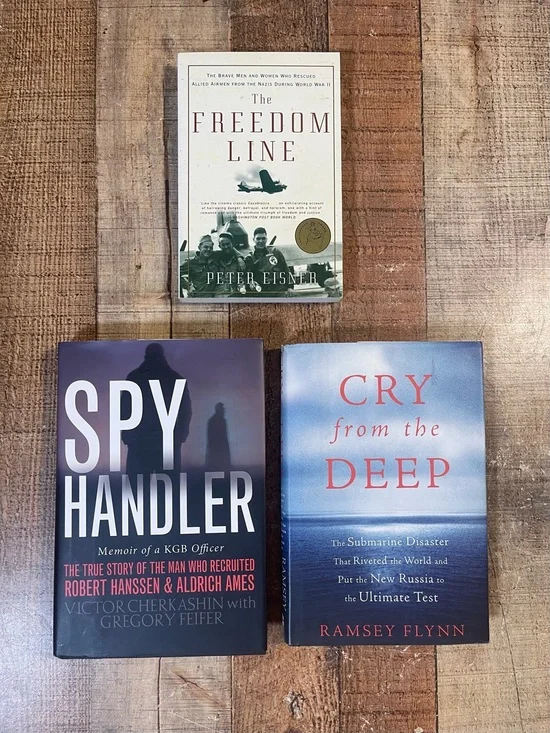 Spy Handler Cry From The Deep The Freedom Line History Book Bundle Nonfiction