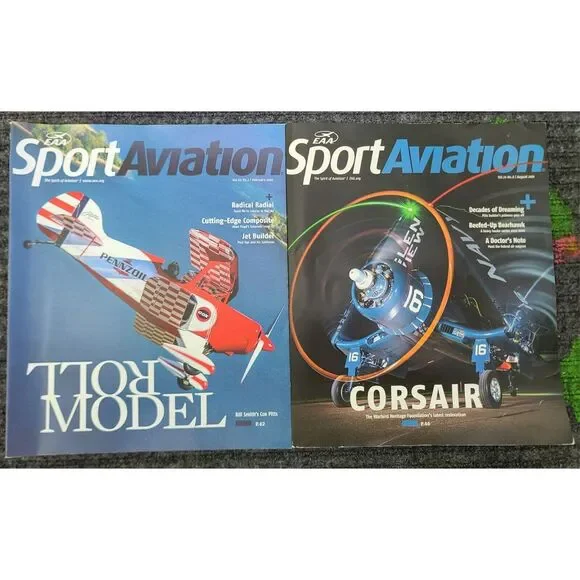 EAA‎ Sport Aviation 20' 21' Plane Pilot Flight Travel Transport Hobby Fly