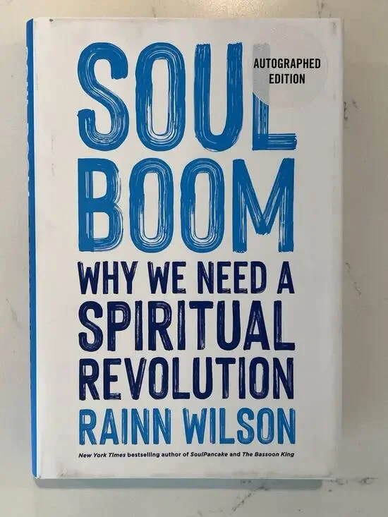 Rainn Wilson SIGNED Book Soul Boom Why We Need a Spiritual Revolution 3