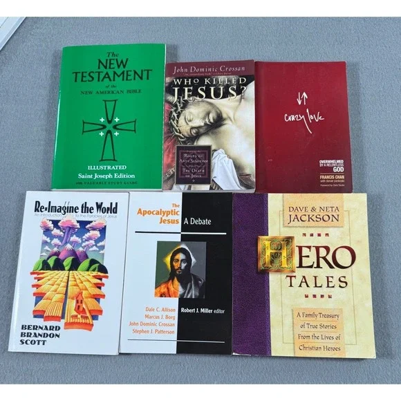 Christian Theology & Bible Study Book Lot‎ Crossan Chan Scott Jackson 6 PB