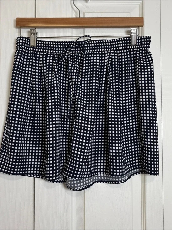 J.Crew Navy Gingham Check Shorts